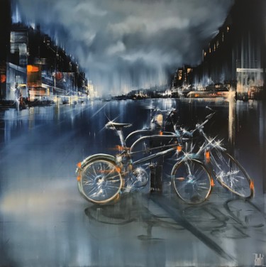 Des vélos sur la place